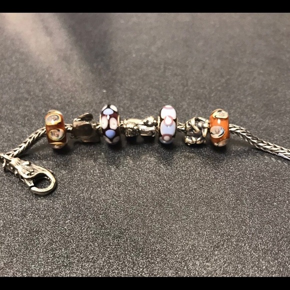 Trollbeads Bracelet, Clasp and beads